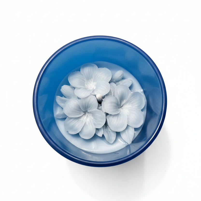 Cotton Candy Fragrance Flower Candle Bloom