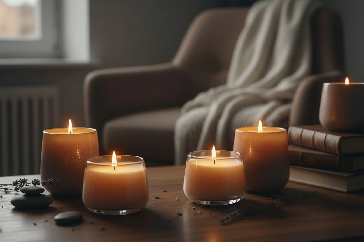 Text-free candle banner